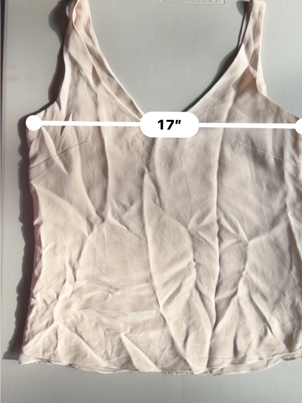 Women’s Cream J Crew V Neck Tank Top